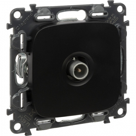 Legrand Valena ALLURE DIY Антрацит Розетка TV "звезда" 0-2400 Мгц