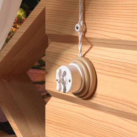 Комплект изоляторов без винта 100 шт. белый ретро W6431401 Комплект изоляторов без винта 100 шт. белый ретро W6431401