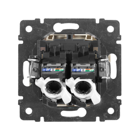 Legrand Valena Крем Розетка комп(RJ45) 2-ая 5 кат.крепление винт с лапками