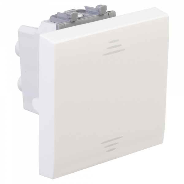 DKC Avanti Белое облако Выключатель двухполюсный 16A 2 модуля