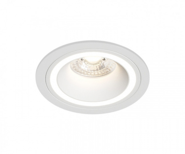 DK2060-WH Встраиваемый светильникIP 20, до 15 Вт, GU10, LED, белый, алюминий
