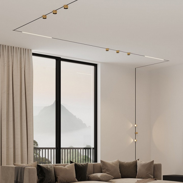 Mini Magnetic Трековый светильник 5W 3000K (латунь/черный) 85206/01 Elektrostandard Mini Magnetic a067278 Mini Magnetic Трековый светильник 5W 3000K (латунь/черный) 85206/01 Elektrostandard Mini Magnetic a067278