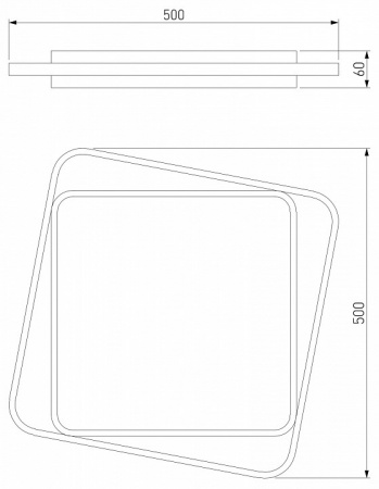 Потолочный светодиодный светильник 90252/1 Eurosvet Jeremy