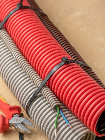 EKF Basic Хомут нейлоновый черный (7,2х450) (100шт.)