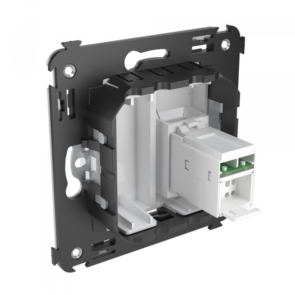 DKC Avanti Белое облако Розетка RJ-45 5e одинарная