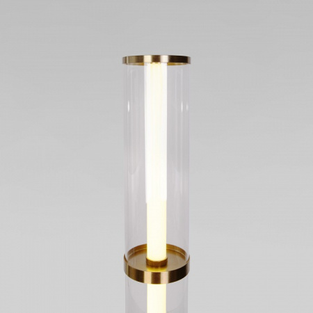 Напольный светодиодный светильник 80537/1 латунь Eurosvet Stark