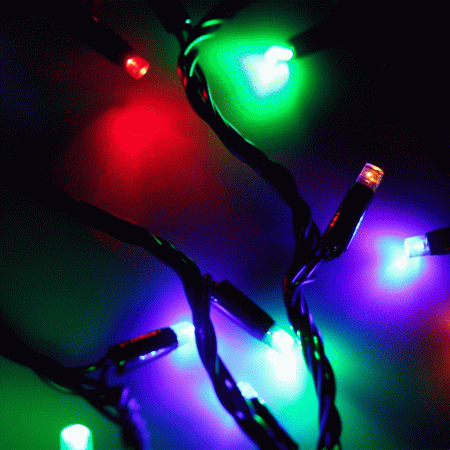 Arlight Светодиодная гирлянда ARD-STRING-CLASSIC-10000-BLACK-100LED-LIVE RGB (230V, 7W) (Ardecoled, IP65)