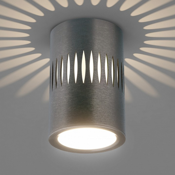 Накладной светодиодный светильник с подсветкой графит DLS026 Elektrostandard DLS025 & DLS026 a053601 Накладной светодиодный светильник с подсветкой графит DLS026 Elektrostandard DLS025 & DLS026 a053601