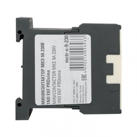 EKF PROxima Миниконтактор МКЭ 9А 230В 1NO
