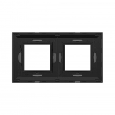 DKC Avanti Темно-Серый Металл Рамка 4 модуля