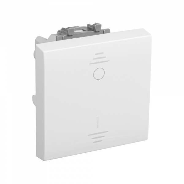 DKC Avanti Белое облако Выключатель двухполюсный одноклавишный 2 модуля