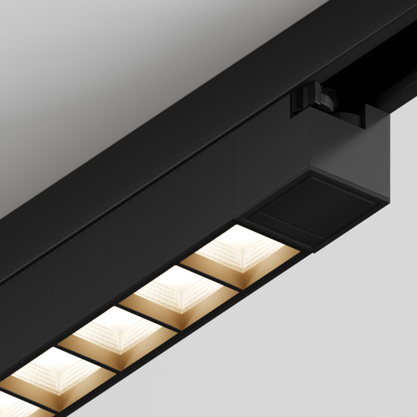 Трековый линейный светильник направленного света Skylite HSBL_0144 Однофазный,474мм- 3000К, 30Вт, чёрный