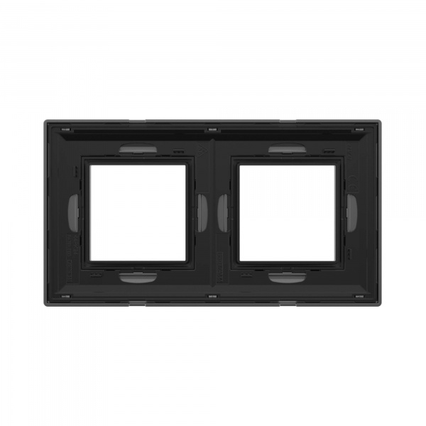 DKC Avanti Темно-Серый Металл Рамка 4 модуля