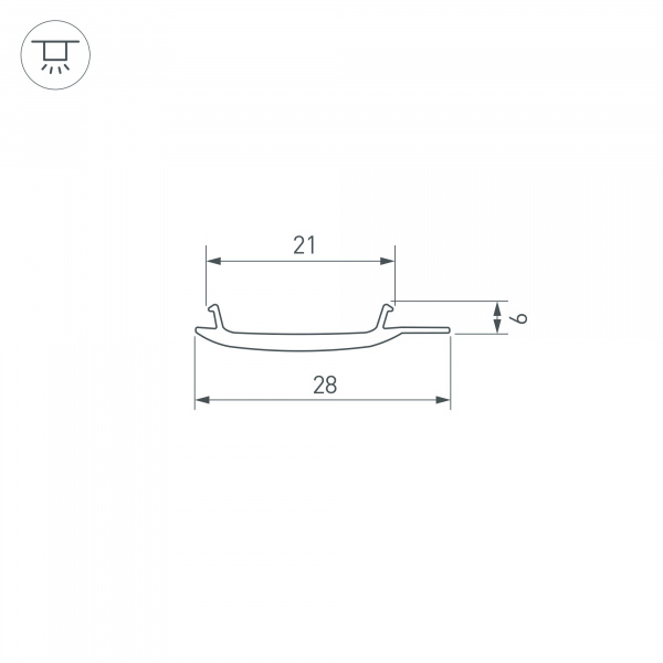 Arlight Экран STRETCH-S-20-WALL-SIDE-10m (RESPECT-ST) (-)
