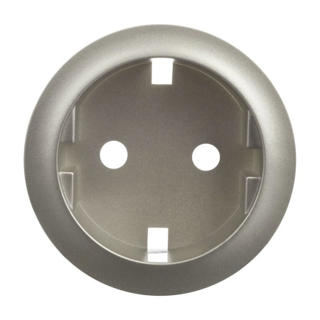 Legrand Celiane Титан Накладка розетки с/з, для винт и безвинт зажимов (мех 67153, 67161)