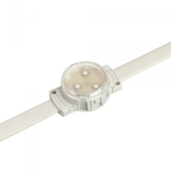 Arlight Модуль управляемый DMX-F3-D30 12V RGB-Auto (0.75W, IP68, 120 deg) (Пластик, 3 года)