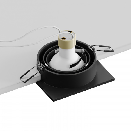 Встраиваемый светильник Breeze HSBL_0176 IP20,50Вт, GU10, чёрный