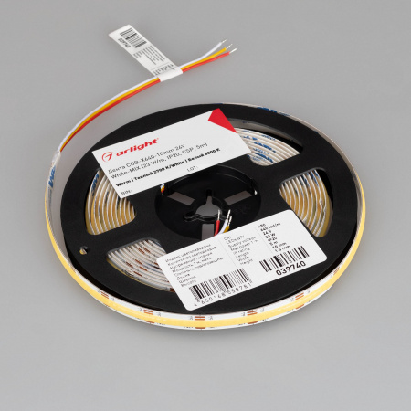 Arlight Лента COB-X640-10mm 24V White-MIX (23 W/m, IP20, CSP, 5m) (Изменяемая ЦТ)