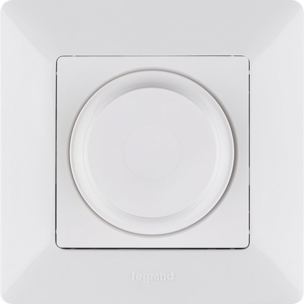 Legrand Valena LIFE DIY Бел Светорегулятор поворотный универ. 300Вт без нейтрали