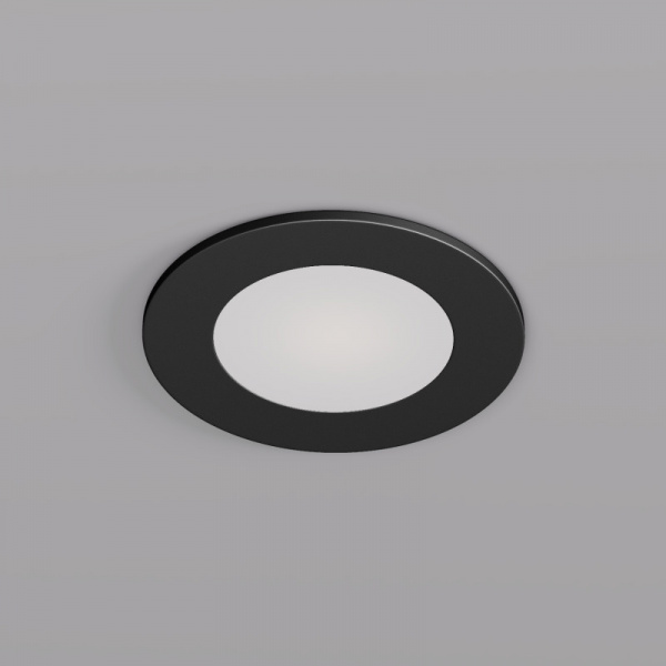 DK3101-BK Встраиваемый влагозащищенный светильник, IP65, до 10 Вт, LED, GU5,3, черный