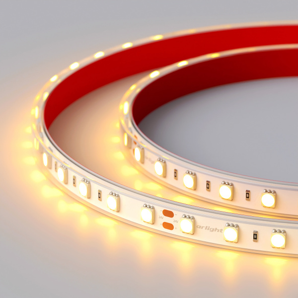 Светодиодная лента Arlight 14,4W/m 60LED/m 5060SMD желтый 5M 014019