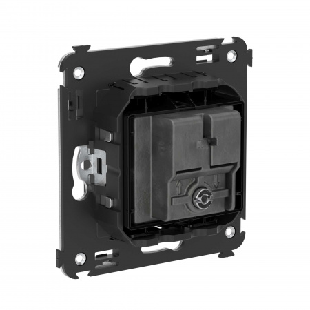 DKC Avanti Черный квадрат Розетка TV-FM-SAT