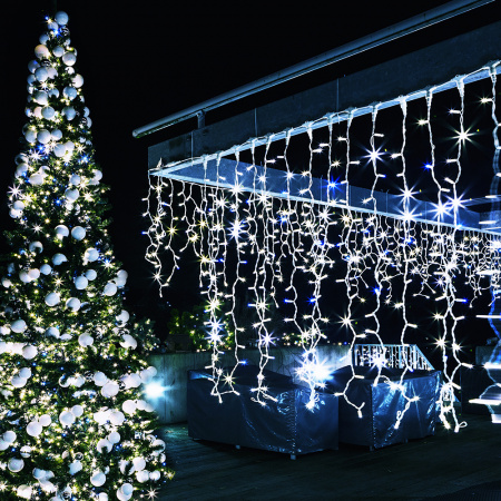 Arlight Светодиодная гирлянда ARD-EDGE-PRO-4000x600-WHITE-128LED-MILK-FLASH White (230V, 8W) (Ardecoled, IP65)