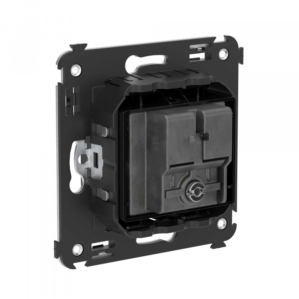 DKC Avanti Черный квадрат Розетка TV-FM-SAT