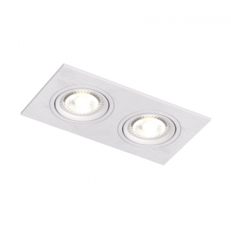 DK3022-WH Встраиваемый светильник, IP 20, 10 Вт, GU5.3, LED, белый, пластик