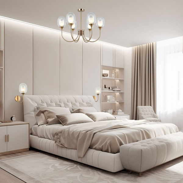 Настенный светильник 70218/1 латунь Eurosvet Spritz