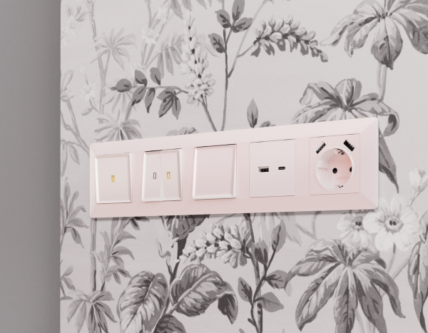 Рамка ALFA Line (Жемчуг) 5-ая AF110205