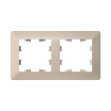 Systeme Electric AtlasDesign Air Песочный/дымчатый белый Рамка 2-ая