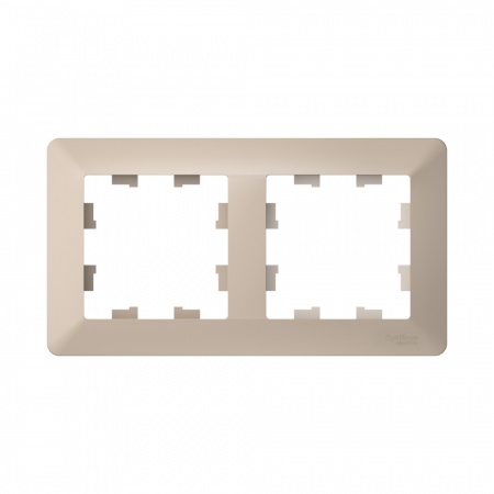 Systeme Electric AtlasDesign Air Песочный/дымчатый белый Рамка 2-ая