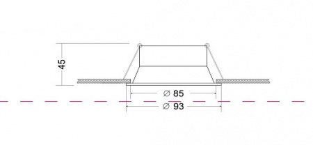 Встраиваемый светильник DL028-2-01W Maytoni Dot