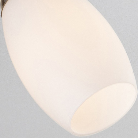 Бра со стеклянным плафоном 30280/1 античная бронза Eurosvet Ginevra