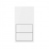 Simon 100 Белый матовый  Кит 2 поста, фронт. 1 рамка вертикальная + 2 клавиши выключателей