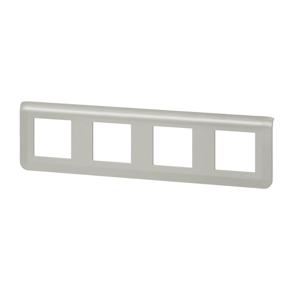 Legrand Mosaiс Рамка - Программа Mosaic - 4Х2 модуля - алюминий