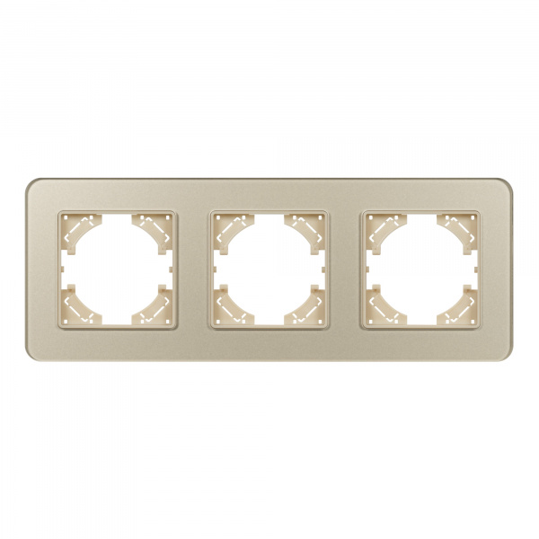 Arlight Рамка стеклянная FRM-OMALI-SFGS-3-GD (-)