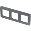 Legrand INSPIRIA Дымчатый Рамка - 3 поста