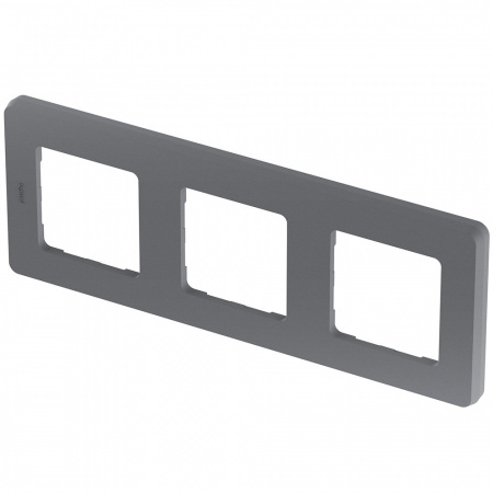 Legrand INSPIRIA Дымчатый Рамка - 3 поста