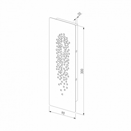 Настенный светильник 40149/1 LED белый Eurosvet Grape