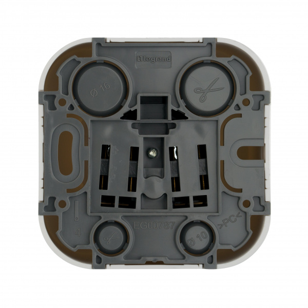 Legrand Quteo Белый Розетка б/з