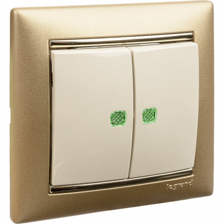 Legrand Valena Матовое Золото Рамка 1-ая