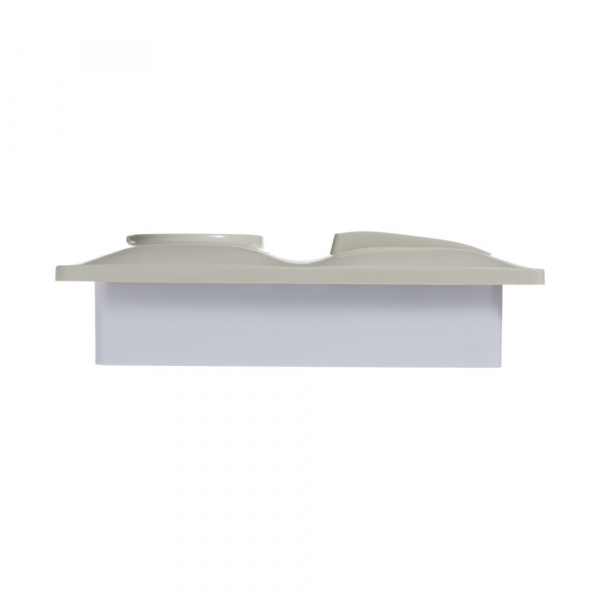 SE Glossa Беж Блок: розетка и 2-кл. выключатель