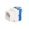 Donel Модуль Keystone Toolless RJ45, cat. 6, UTP, 180 град., белый, DECKTU6180DW