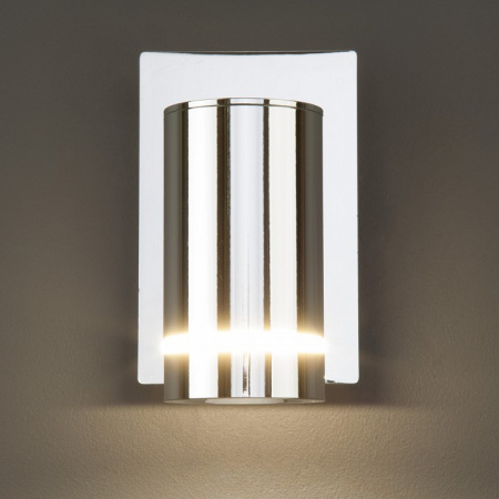 Светодиодный настенный светильник 20064/1 LED хром Eurosvet Stalk