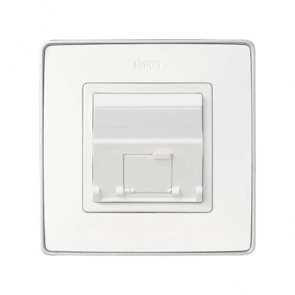 Simon 75 Белый Адаптер универсальный для 1 коннектора