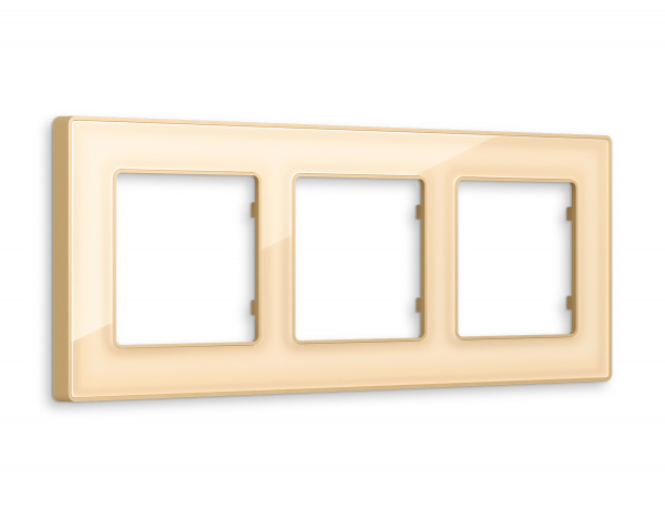 Рамка ALFA Arctic (Шампань Стекло органическое) 3-ая AF580603