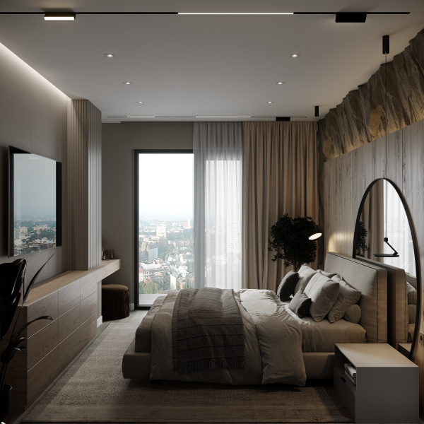 Трековый линейный светильник ElDeko HSBL_0151,300мм-4000К, 10Вт, черный