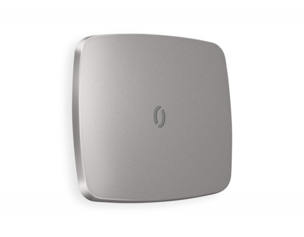 Лицевая панель OMEGA (Сталь матовый) для 1-клавишных выключателей с подсветкой QUANT OP5020